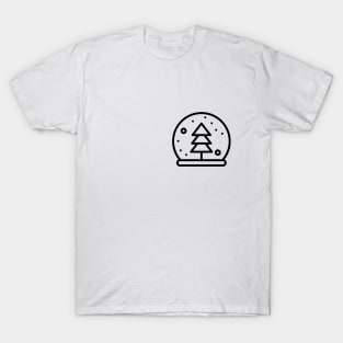 Snow globe with tree T-Shirt